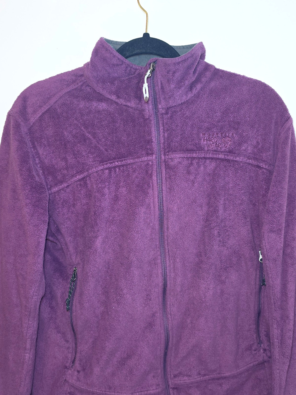 Mountain Hardwear Women's Purple Fleece Full Zip Jacket Size Medium